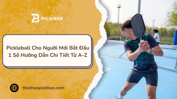 pickleball cho người mới bắt đầu tập luyện trên sân pickleball