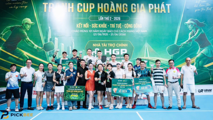 giải đấu pickleball Việt Nam với nhiều vận động viên tham gia