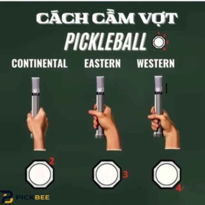 Hướng dẫn cách cầm vợt Pickleball đúng kỹ thuật